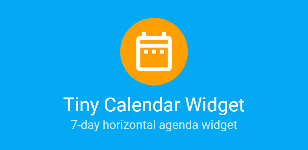 Tiny Calendar Widget hero image